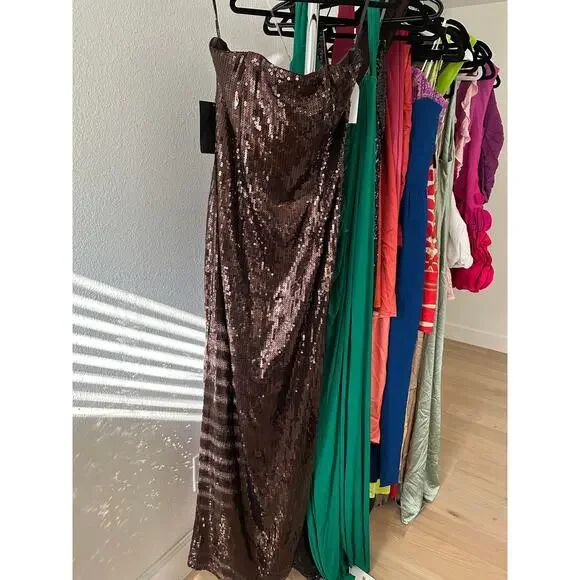 retrofete Ember Dress in Dark Chocolate - Picture 6 of 14